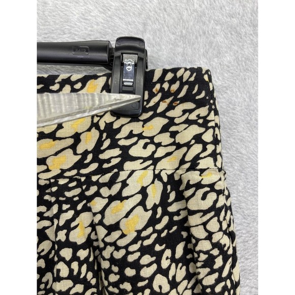 Yaly Couture Women's A Line Skirt Tulip Animal Print Lined Pleat Size Small - Picture 9 of 10